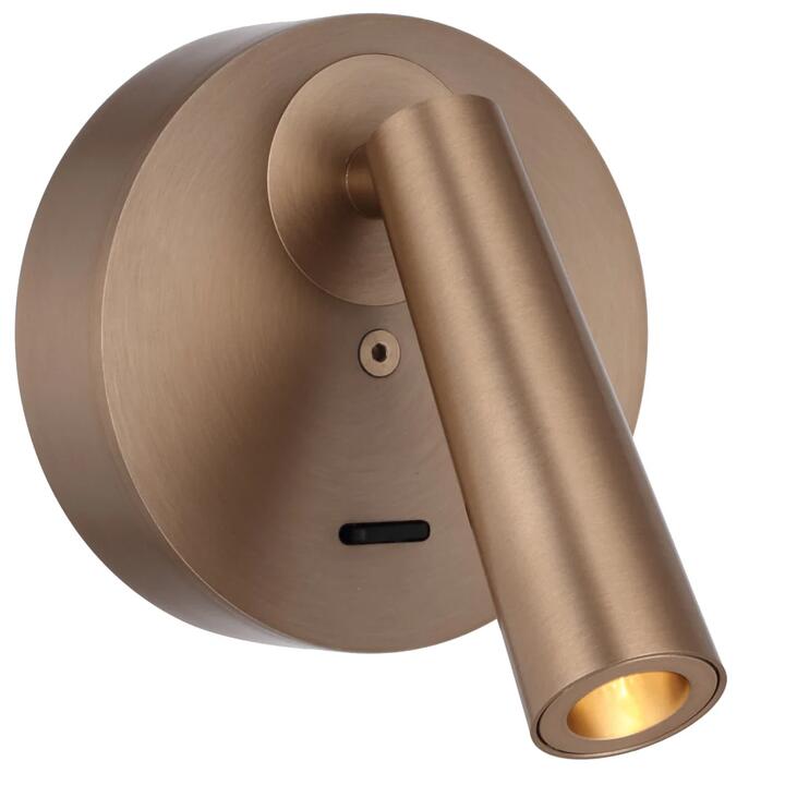 Lodan Industrial Wall Lamp Light Aluminium Copper Matte