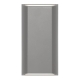 Bloc Modern Wall Lamp Light Polycarbonate Silver Opal