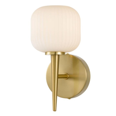 Bobo Modern Wall Lamp Light Glass Metal Opal Matt Antique Gold Matte