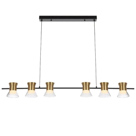 Tipico Contemporary Pendant Hanging Lamp Light Metal Glass Aluminium Gold Matte
