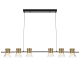 Tipico Contemporary Pendant Hanging Lamp Light Metal Glass Aluminium Gold Matte