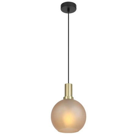 Patino Modern Pendant Hanging Lamp Light Glass Metal Amber Matte