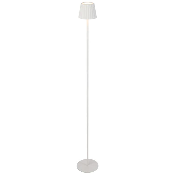 Mindy Modern Standing Floor Lamp Light Metal White Sand