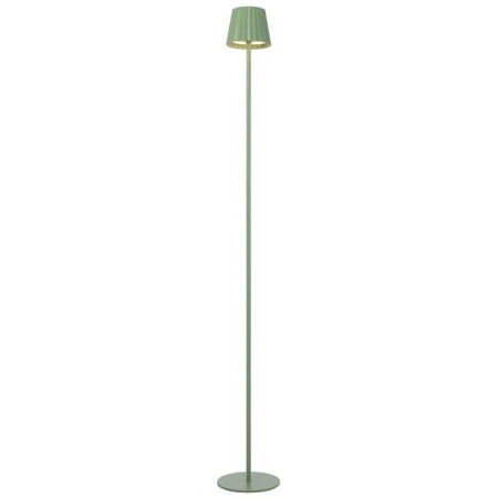 Mindy Modern Standing Floor Lamp Light Metal Green Sand
