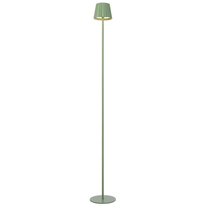 Mindy Modern Standing Floor Lamp Light Metal Green Sand