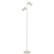 Verik Modern Standing Floor Lamp Light Foot Switch Metal Beige Satin