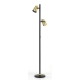 Deny Contemporary Standing Floor Lamp Light Metal Black Gold