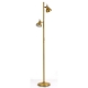 Carson Modern Standing Floor Lamp Light Metal Antique Brass Anodised