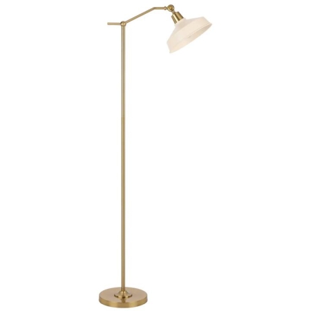 Kylan Modern Standing Floor Lamp Light Foot Switch Metal Antique Gold Gloss Matte