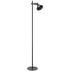 Rosner Modern Standing Floor Lamp Light Foot Switch Metal Black Sand