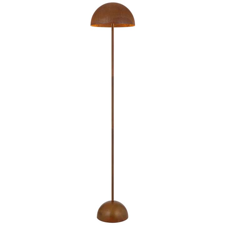 Ferum Modern Standing Floor Lamp Light Foot Switch Metal Rust Patina