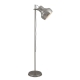 Grande Industrial Standing Floor Lamp Light Metal Nickel Anodised