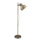 Grande Industrial Standing Floor Lamp Light Metal Antique Brass Anodised