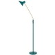 Farbon Contemporary Standing Floor Lamp Light Metal Brass Matt Green