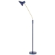 Farbon Contemporary Standing Floor Lamp Light Metal Blue Brass Matt