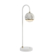 Oneta Modern Table Desk Lamp Light Metal Acrylic Clear White Marble White Matt