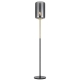 Korova Modern Standing Floor Lamp Light Marble Glass Metal Black Marble Brass Matt Smoke