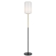 Korova Modern Standing Floor Lamp Light Marble Glass Metal Brass Matt Opal Black Marble