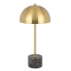 Domez Modern Table Desk Lamp Light Metal Terrazzo Antique Gold Black Terrazzo