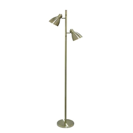 Torres Modern Standing Floor Lamp Light Metal Antique Brass