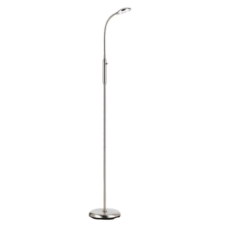 Tyler Modern Standing Floor Lamp Light Metal Nickel