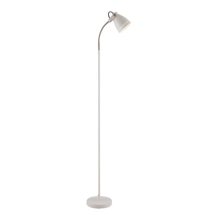 Nova Contemporary Standing Floor Lamp Light Metal White