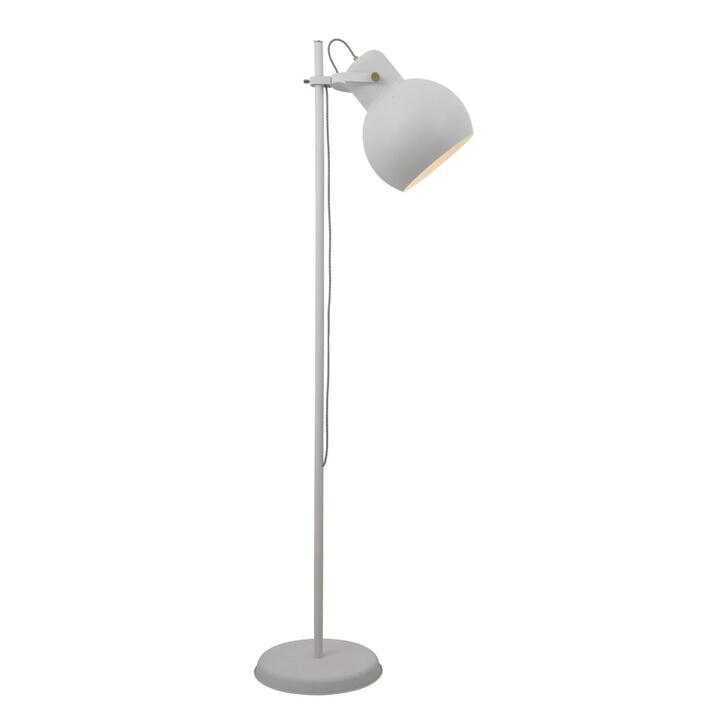 Mento Modern Standing Floor Lamp Light Metal White Matte Sand