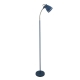 Nova Contemporary Standing Floor Lamp Light Metal Blue