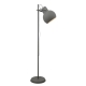 Mento Modern Standing Floor Lamp Light Metal Grey Matte Sand