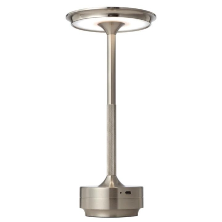 Zico Contemporary Table Desk Lamp Light Aluminium Nickel Gloss