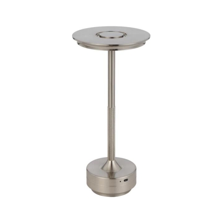 Zico Contemporary Table Desk Lamp Light Aluminium Gun Metal Gloss