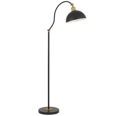 Brevik Modern Standing Floor Lamp Light Metal Black Satin