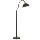 Brevik Modern Standing Floor Lamp Light Metal Black Satin