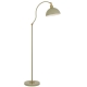 Brevik Modern Standing Floor Lamp Light Metal Green Satin