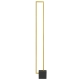 Modric Modern Standing Floor Lamp Light Concrete Aluminium Black Gold Anodised