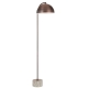 Ortez Vintage Standing Floor Lamp Light Metal Terrazzo Bronze White Terrazzo