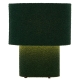 Verso Contemporary Table Desk Lamp Light Boucle Metal Plastic Green Textured