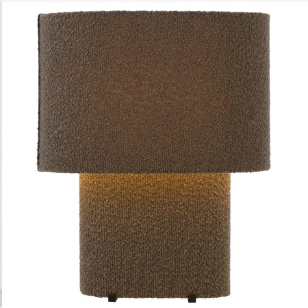 Verso Contemporary Table Desk Lamp Light Boucle Metal Plastic Coffee Textured