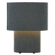 Verso Contemporary Table Desk Lamp Light Boucle Metal Plastic Blue Textured
