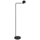 Jeremy Contemporary Standing Floor Lamp Light Metal Black Antique Brass Sand