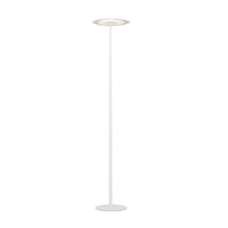 Faro Modern Standing Floor Lamp Light Metal Acrylic White