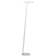 Faro Modern Standing Floor Lamp Light Foot Switch Metal Acrylic Chrome