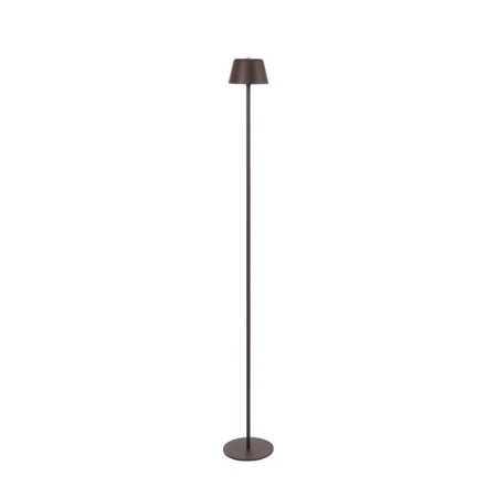 Briana Modern Standing Floor Lamp Light Metal Brown Sand