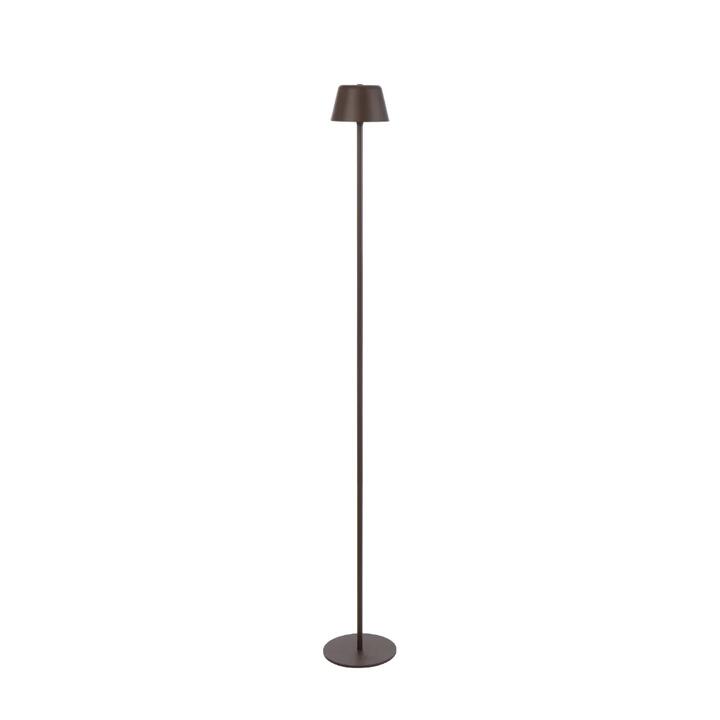 Briana Modern Standing Floor Lamp Light Metal Brown Sand