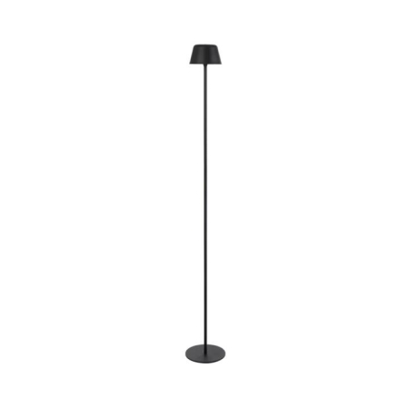 Briana Modern Standing Floor Lamp Light Metal Black Sand
