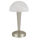 Mandel Contemporary Table Desk Lamp Light Metal Nickel Polished