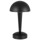 Mandel Contemporary Table Desk Lamp Light Metal Black Matte