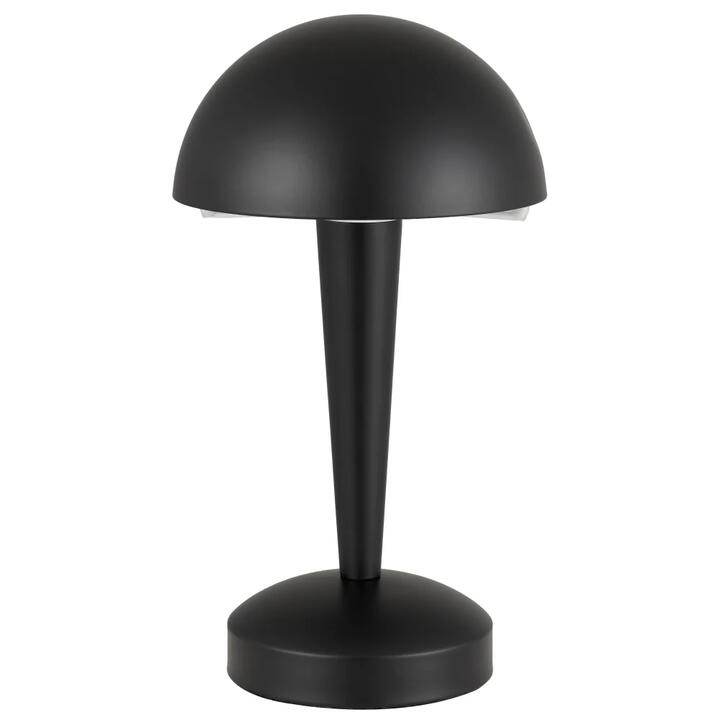 Mandel Contemporary Table Desk Lamp Light Metal Black Matte