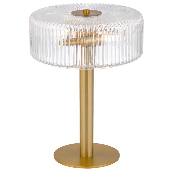 Brizo Industrial Table Desk Lamp Light Metal Glass Antique Brass Anodised