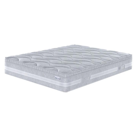Design Square Elio Mattress Eurotop Pocket Springs Charcoal Memory Foam Double Size